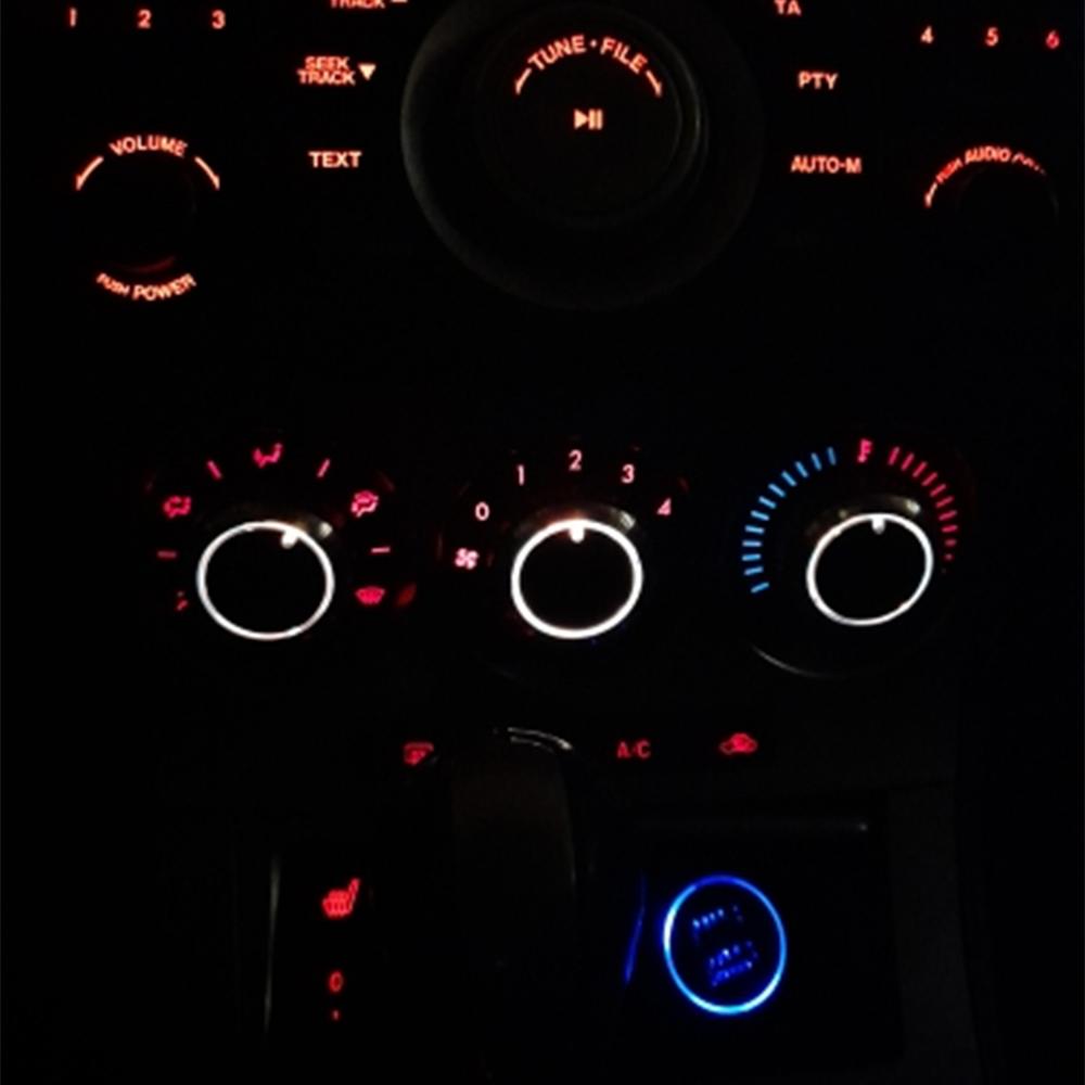 3 шт., автомобильная ручка кондиционера, ручка переменного тока, кнопка переключения тепла для Mazda 3 BL 2010 2011 2012 2013