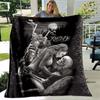 Мотоциклетное одеяло со скелетом Ride or Die Skull, фланелевое пушистое плюшевое одеяло, подарки для друзей, простыня для дивана, дорожное одеяло для кемпинга