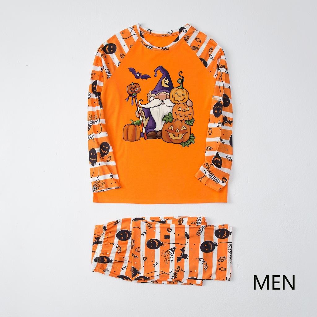 Halloween Family Matching Sets Pajamas, Loungewear Outfits,Family Matching Long Sleeve Tops+Pants Set
