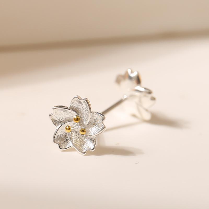 Серьги Sakura Sweet, женские новые модные универсальные серьги в нишевом стиле высокого класса