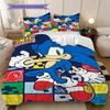 Sonic Cartoon Anime Duvet Cover | King, Queen, Full, Twin, Anime Cartoon Bedding Set Gift LXRa49