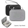 Saxophone Reed Carrying Case Waterproof Reed Storage Bag Portable Zipper Bag with Mesh Pocket for Clarinet Saxophone