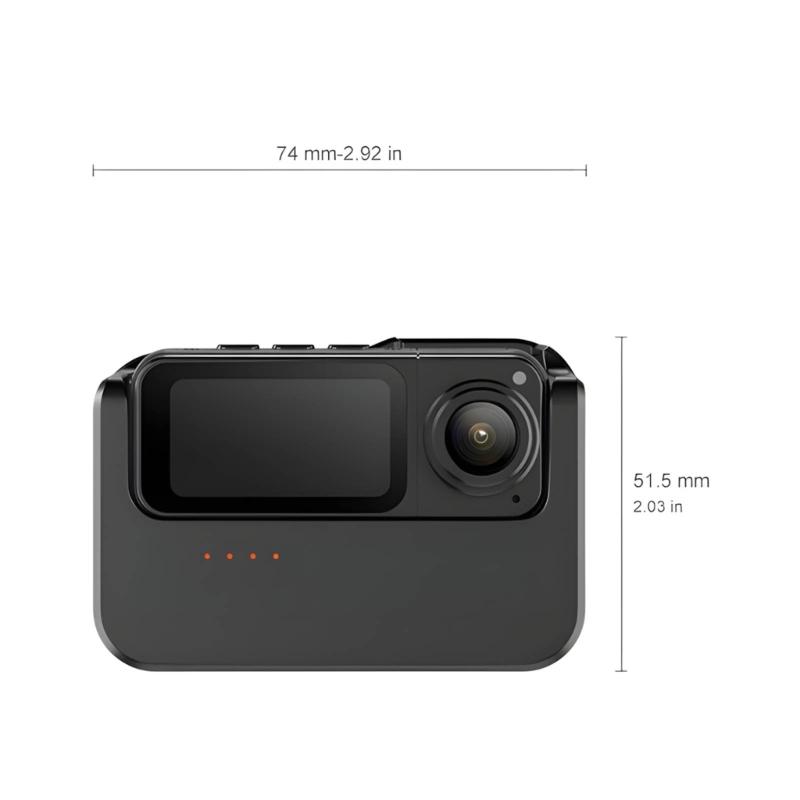 Thumb Camera Charging Dock For Mini Cameras Rapid Power Recharge Intelligent Safety Protections Travel Friendly