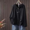 Sweatshirt for Women Cotton Oversize Hooded Thickened Loose Casual Pullover Long Sleeve Top Sweatshirt