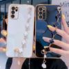 Подходит для чехла для iPhone 15 Promax, модного браслета-клевера, защитного чехла для Apple 13 14, 12XS creative