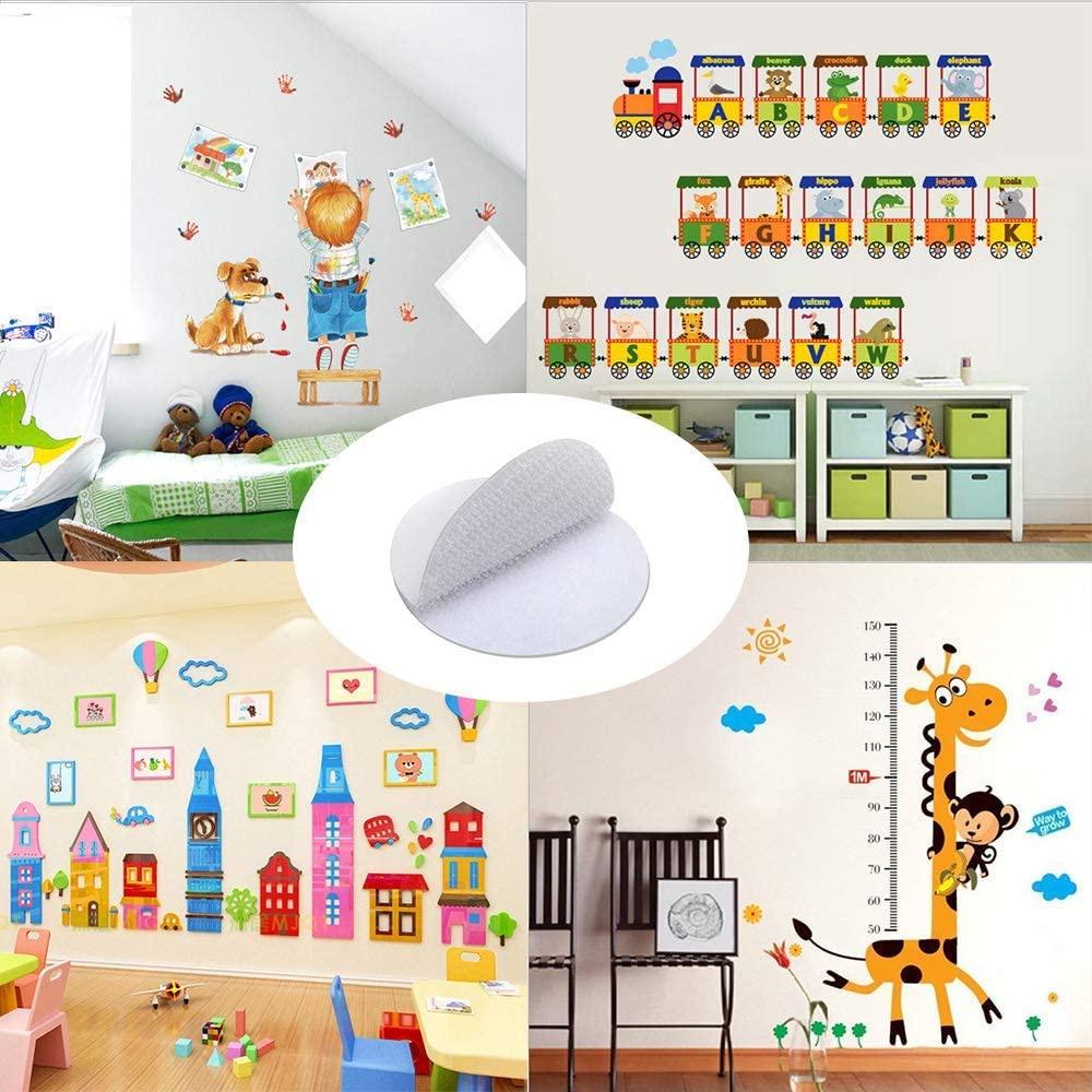 Самоклеящаяся лента в горошек, самоклеящаяся лента на липучке, сильный клей, волшебная наклейка, фиксированный крючок, петля