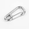 1PC Stainless Steel Diving Safety Buckle D Ring Shape Carabiner Multipurpose Hanging Buckles Diving Hook Kayak Accessories