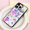 Zhitai Frosted Black Magnetic Case for iPhone 16 Pro Max, Compatible with Apple 13-15 Models, with Bracket Function.