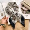 70cm Colorful Print Silk Scarf Women Fashion Kerchief Soft Satin Hairband Hands Bag Ribbon Foulard Hijab Neckerchief Headband