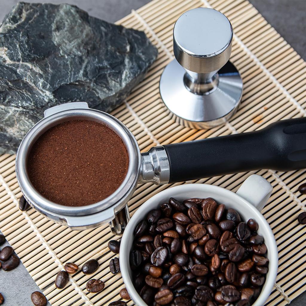 Uxcell 1pc 51mm Coffee Filter Basket, 4 Cups Stainless Steel Reusable Espresso Coffee Machine Bowl Basket Replacement