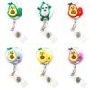 Silicone Fruits Nurse Badge Reel ID Card Retractable Badge Holder  Hospital Use