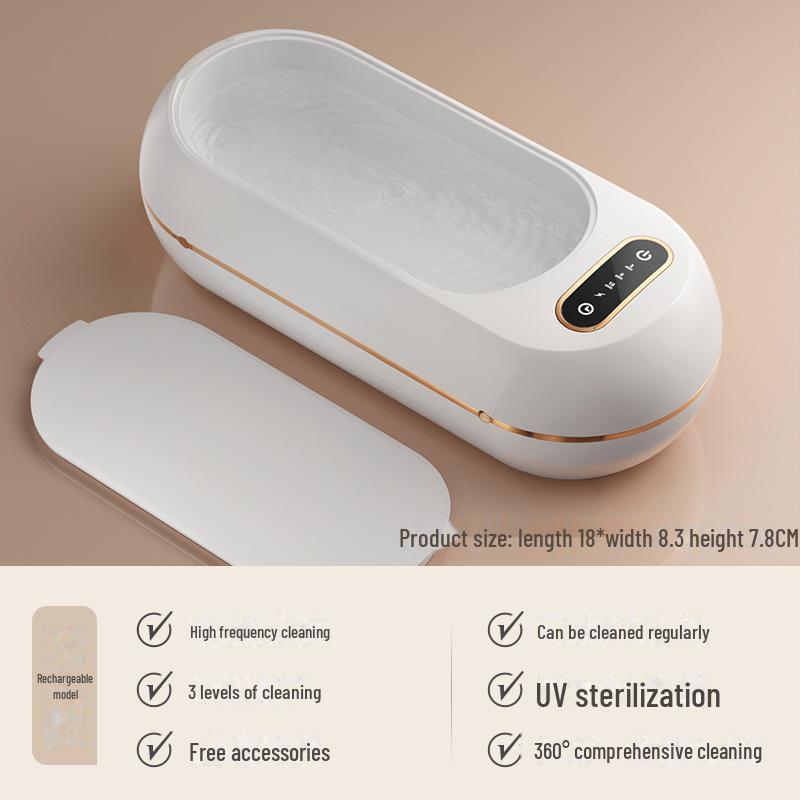 Усовершенствованный автоматический очиститель очков: Превосходство над ультразвуковыми приборами, компактный дизайн для домашнего использования