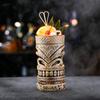 Cute Ceramic Hawaiian Style Cocktail Glasses Cocktail Tiki Mugs for Party and Tropical Tiki Bar Drinkware Cups Vintage Decor Cup