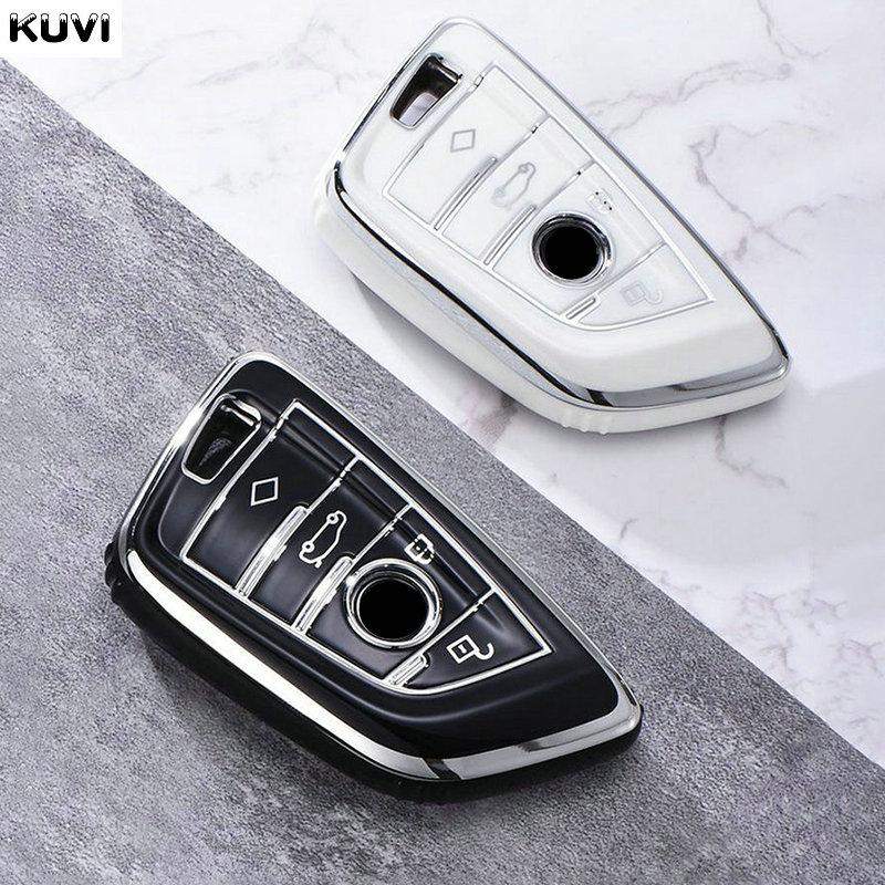 Модный чехол для дистанционного ключа из ТПУ для BMW X1 X3 X5 X6 X7 1 3 5 6 7 серии G20 G30 G11 F15 F16 G01 G02 F48 без ключа