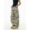 Black of Exit American Street Desert Camouflage Wide-Leg Baggy Cargo Pants Men's and Women's High Street Casual Pants Fashion