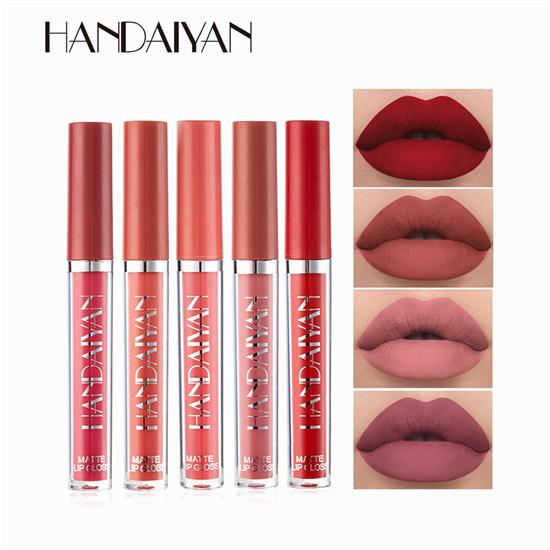 12 цветов водостойкая матовая жидкая помада для макияжа долговечная косметика туман телесный блеск для губ