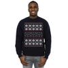 Star Wars Mens Christmas Vader Imperial Starship Fair Isle Sweatshirt