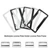Stainless Steel Protecting License Plates 2 Hole License Plate Frame License Plate Cover