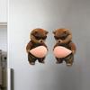 3D Стикер на живот питомца Мягкий противоударный Стикер Мультяшный котенок/щенок Наклейка с большим животом Милые амортизирующие защитные наклейки для телефонов, автомобилей, домашнего использования