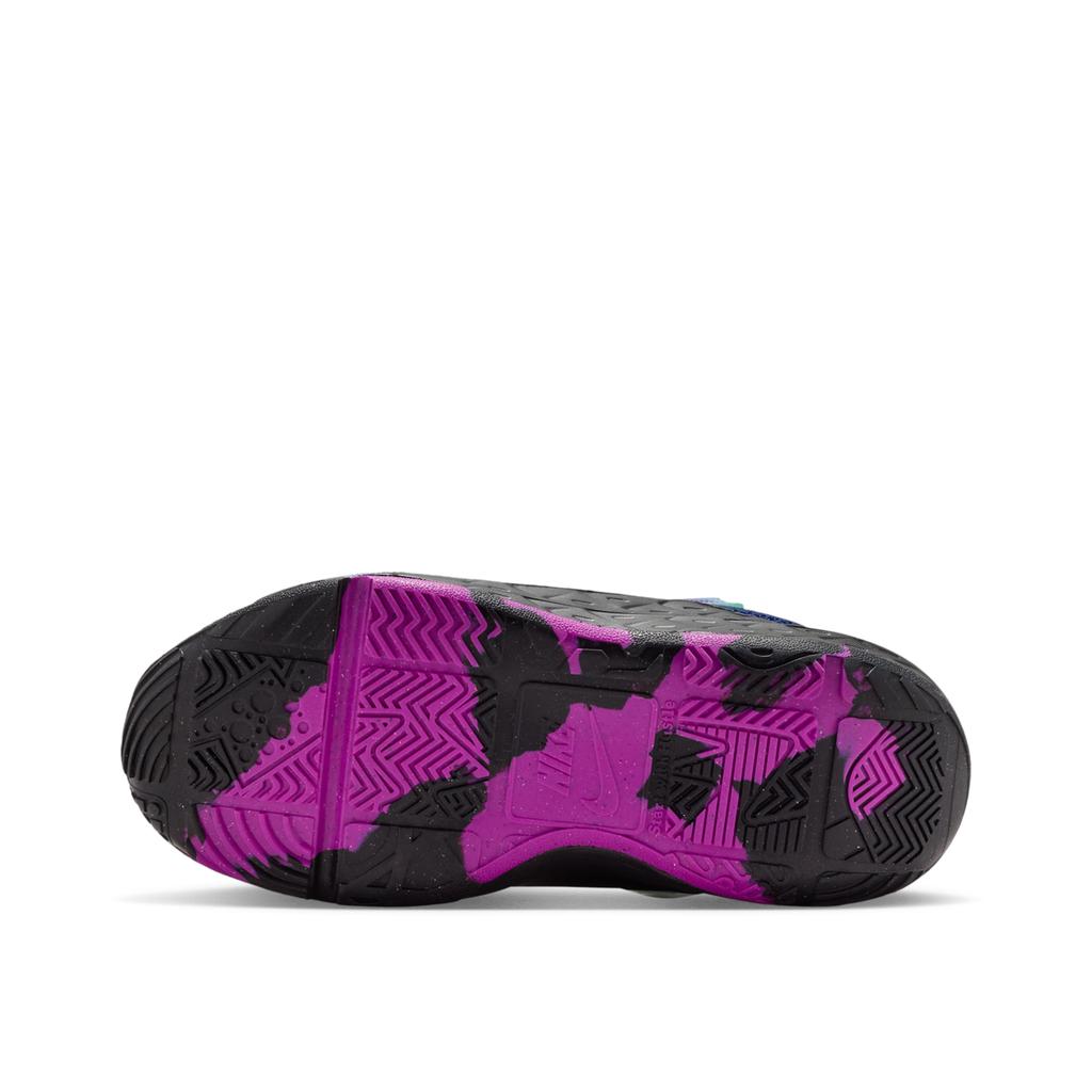 Nike Team Hustle D 12 PS Синий Пустота Зеленая Полоса Яркий Пурпурный Детские Кроссовки Черный Зеленый-Страйк HV2290400