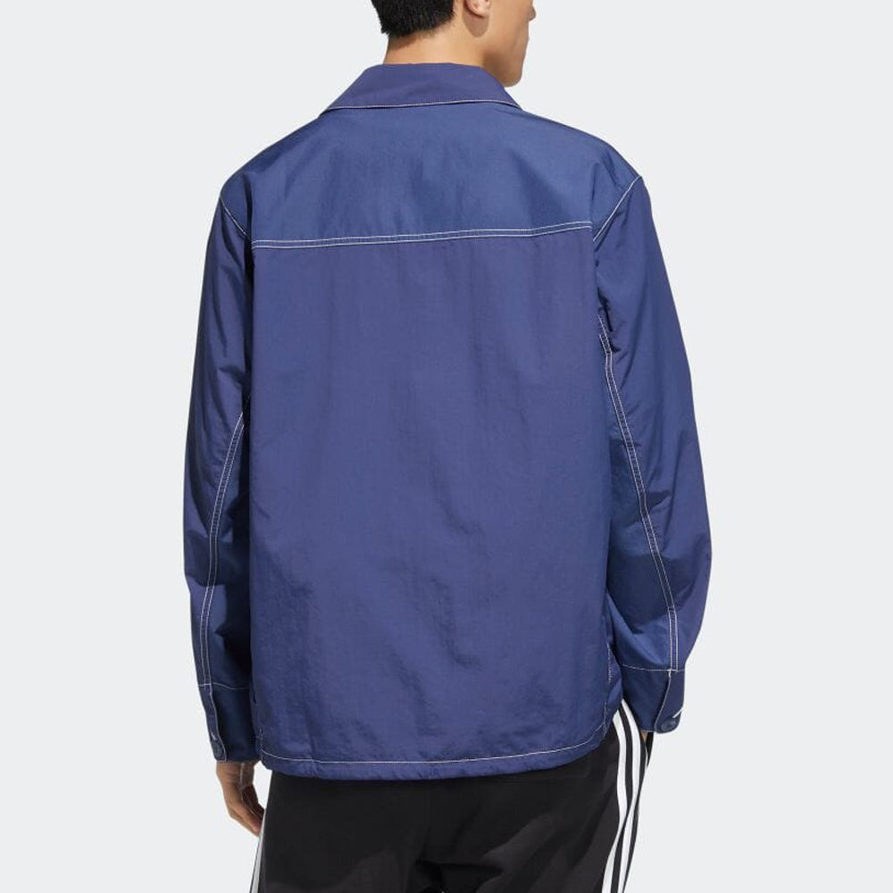 Adidas Originals Jackets Men's Dark Blue Lapel Moderate Other HM8016-