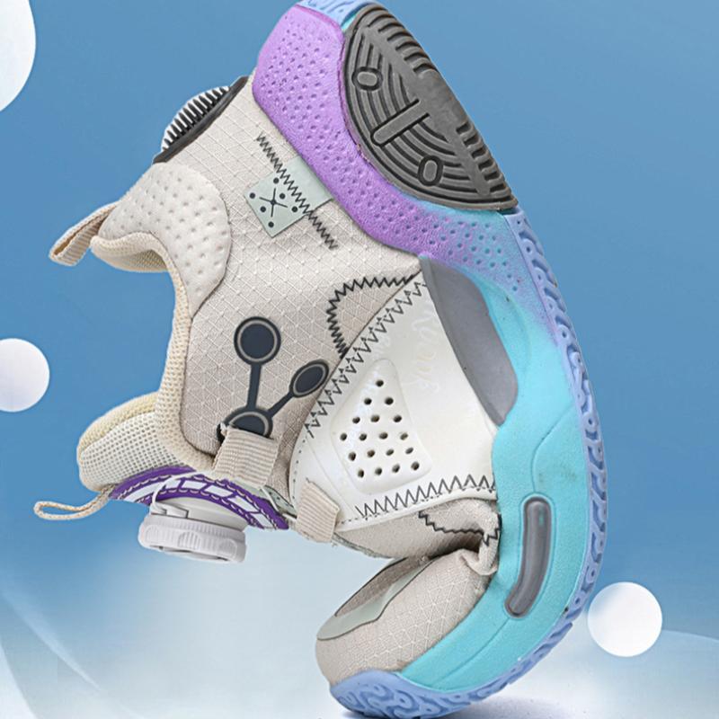 Autumn and Winter New Children's Sneaker Mesh Comfortable Breathable, Non-Slip, Wear-Resistant Sports Basketball Shoes