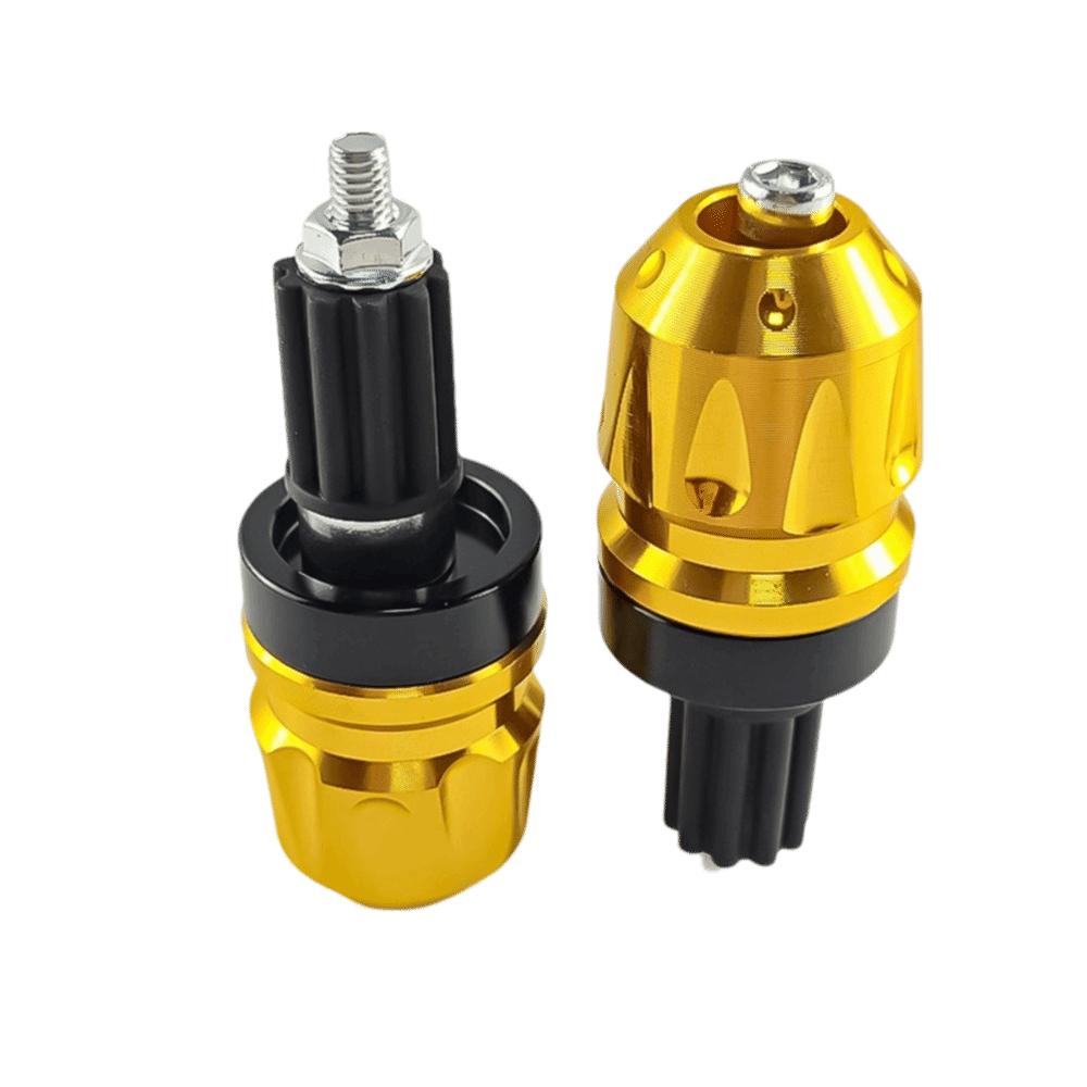1Pair Solid Structure Handlebar End Plug Aluminum Alloy Bar End Weight Motorcycle Modification