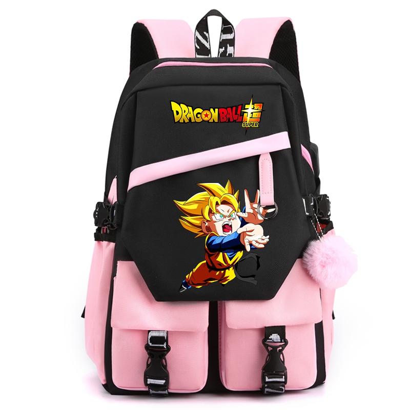 Аниме Dragon Ball унисекс рюкзак для девочек мальчиков студентов подростков детей ноутбук рюкзак для мужчин и женщин милый повседневный школьный рюкзак для детей подарок на день рождения игрушка