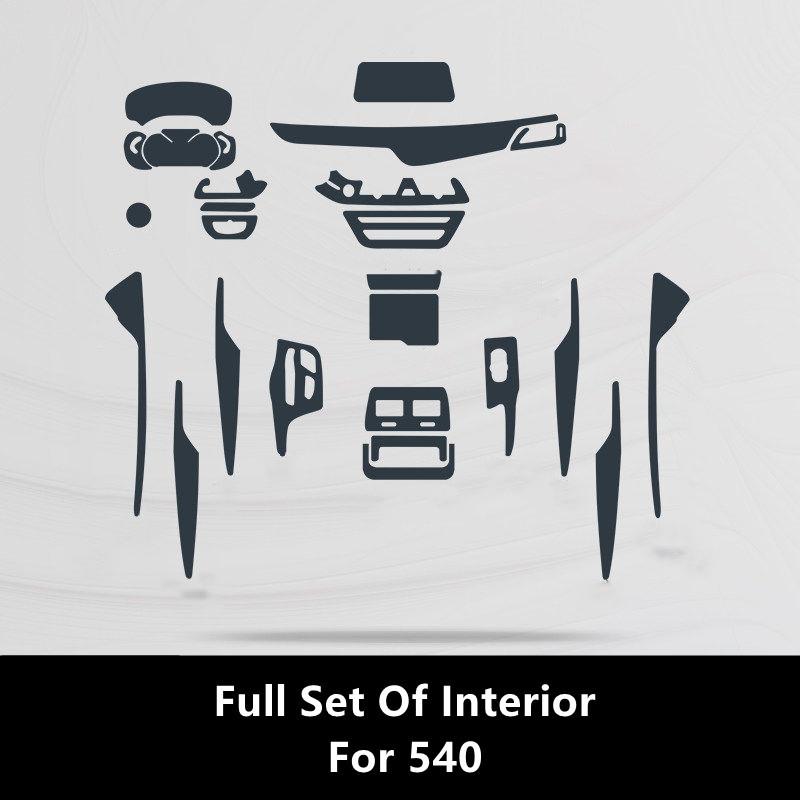 For BMW 5 Series 17-19 G30 G31 Car Interior Center Console Transparent TPU Protective Film Anti-scratch Repair Film Accessories