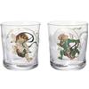 Aderia Premium Nippon Taste Rocks Glass Pair Made In Gift Whiskey and Shochu A Perfect Gift for and A Great Gift for Visiting or Any Set, 300ml,