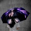 Moonlit Graveyard Undertaker Automatic Folding Umbrella - 8-Rib Travel Umbrella with Auto Open/Close & Portable, Gift for Christmas, Birthdays