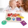 Геометрическая форма Сопоставление Детские Деревянные Обучающие Образовательные Игрушки Дошкольного Образования Доска Геометрической Формы