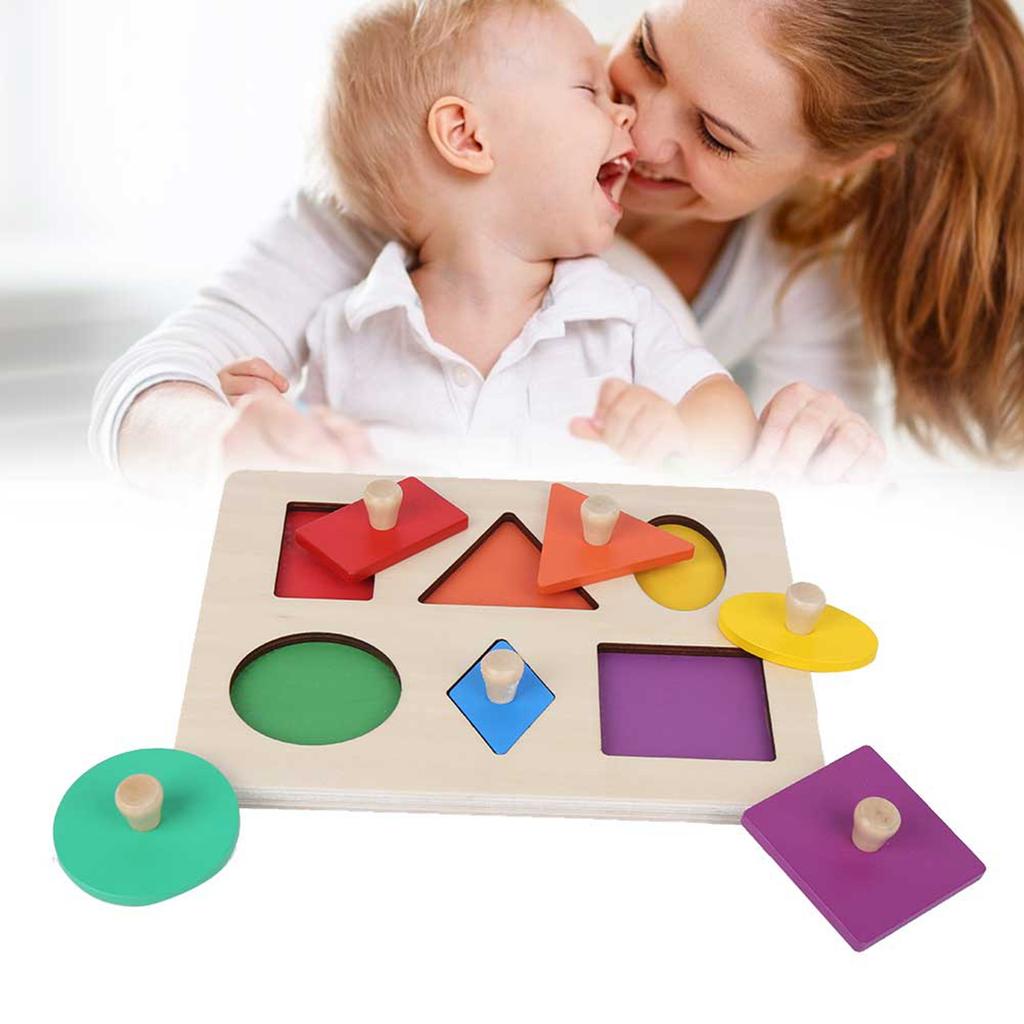 Геометрическая форма Сопоставление Детские Деревянные Обучающие Образовательные Игрушки Дошкольного Образования Доска Геометрической Формы