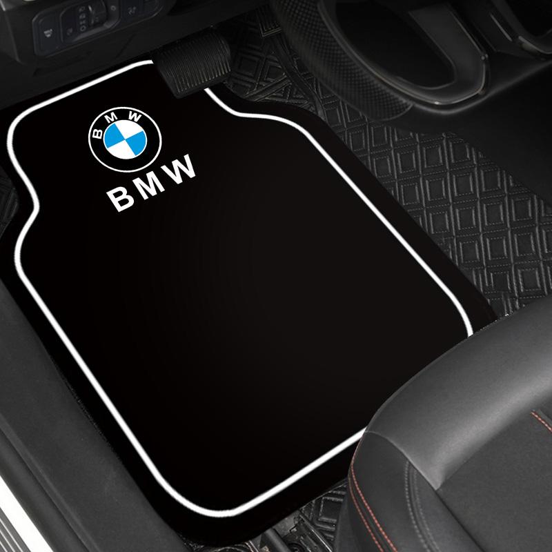 BBKY7 Car Floor Mats Auto Front and Rear Carpet Foot Mats with Rubber Backing For BMW E60 E70 E82 E88 E90 E92 F01 F10 F30 G01 G20 G21