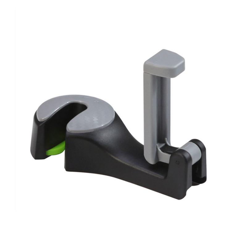 1 шт. Крючки на спинку сиденья автомобиля с держателем для телефона, вращение 360°, подвесной органайзер на подголовник для одежды, подставка для зонта, крючок-держатель, автотовары