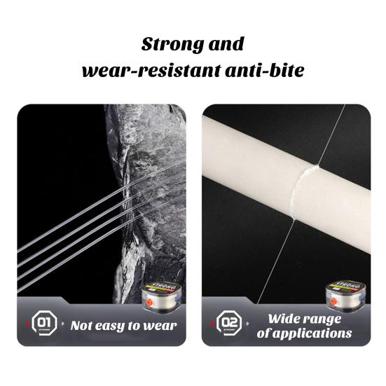 Фторуглеродная леска премиум-класса, ударопрочная, износостойкая, сверхдлинная гибкая нейлоновая леска, аксессуары