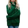Women's Casualsolid Color Casual Thick Line Long Sleeve Turtleneck Sweater