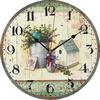 Creative Wooden Wall Clock 30 Cm MDF Wall Clock Mute Quartz Clock Living Room Wall Clock