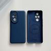 Жидкий магнитный силиконовый чехол подходит для мобильного телефона Honor 111PRO Magic1, однотонный, противоударный, полноразмерный, мягкий защитный чехол