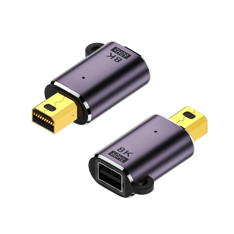 Two-Direction Mini  Converters Mini  Adapter 32Gbps Support 8K60Hz,4K120Hz 7680x4320P