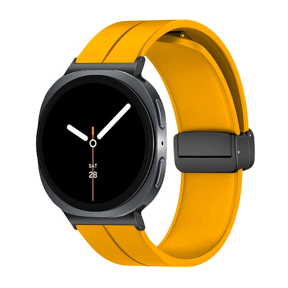 Ремешки Для Samsung Galaxy watch 8/8 classic 46мм 44мм 40мм Спортивный Силиконовый Наручный Магнитный Браслет Ремешок Galaxy watch Ultra