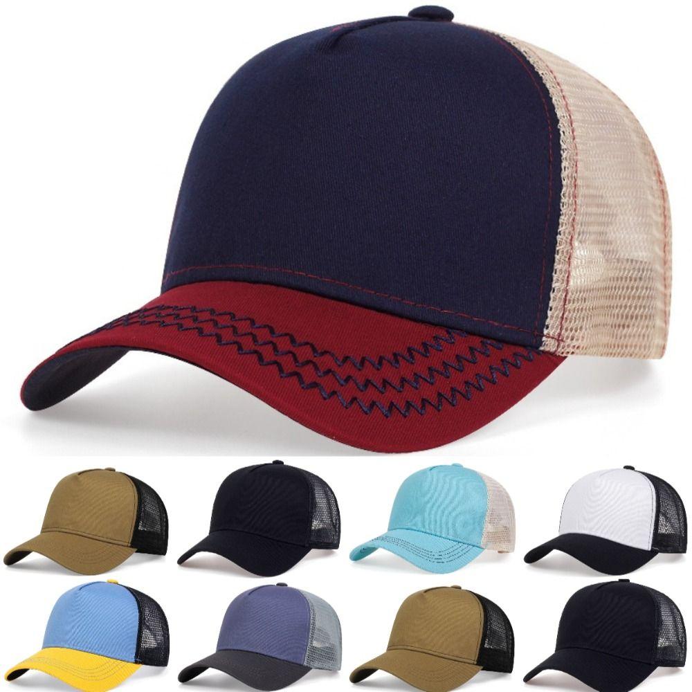 Summer Sun Hat Simple Trucker Hat Fashion Baseball Cap Outdoor