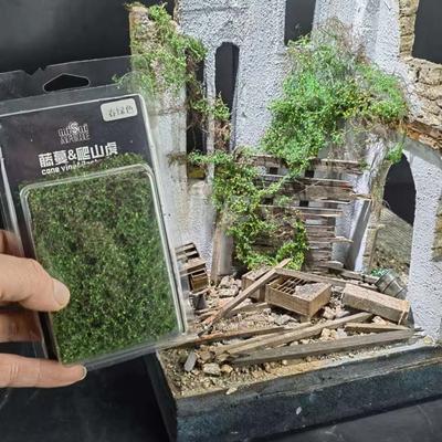 Зеленые Растения Лианы Сценические Материалы 1:35-1:100 Модель ландшафтной лозы Архитектурное здание