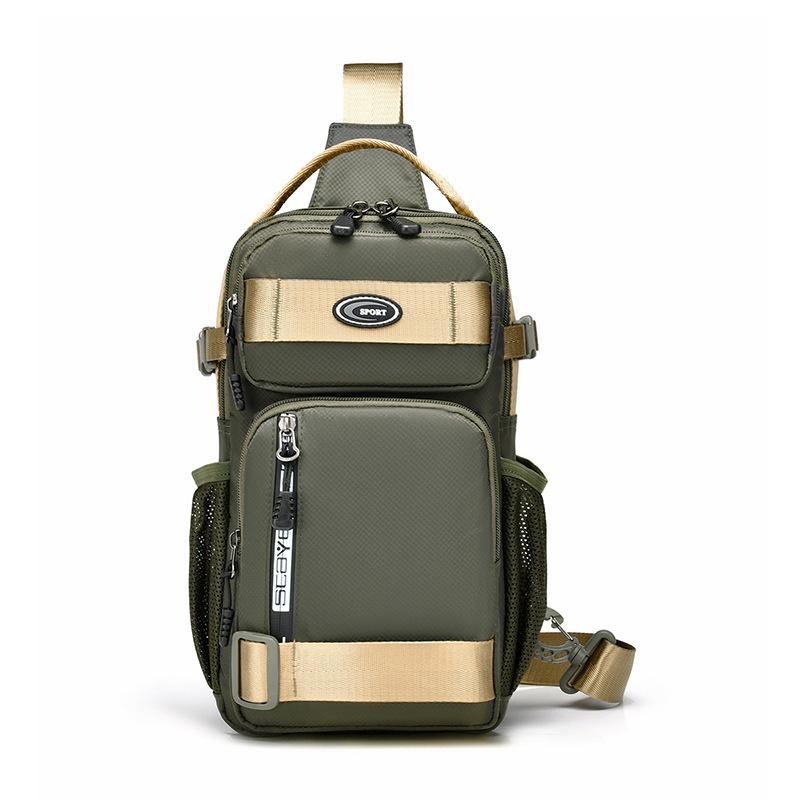 Новая мужская большая вместительная нагрудная сумка, многофункциональная сумка через плечо, уличная водонепроницаемая сумка на плечо, ткань Оксфорд, сумка для отдыха