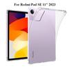 Для Redmi Pad SE 11 "2023 Чехол Прозрачные подушки безопасности Мягкий силиконовый защитный противоударный чехол из ТПУ Чехлы для Xiaomi RedmiPad SE