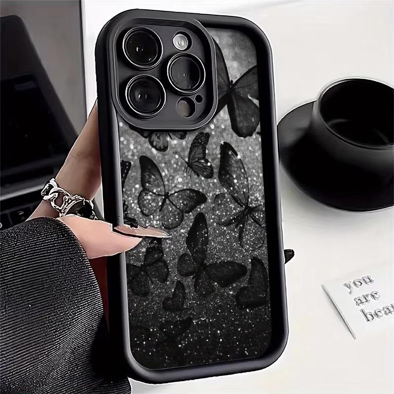Star dot butterfly pattern Phone Case For Samsung S25 FE S24 Plus S23 Ultra S22 S21 20 A70 A30 M33 A54 A55 NOTE anti drop and