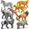Panther Mini Elephant Model Rhinoceros Simulation Lion Model Toys Funny Realistic Tiger Toy  Kids