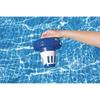 Doseur flottant - BESTWAY - 16,5 cm - Pour pastilles 200 gr - Cadran réglable - Diffusion chlore/brome