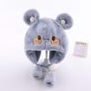 Winter Warm Baby Hats Toddler Earflap Bear Hat with Soft Ball Unisex Infant Snow Cap Fleece Warm Hemming Caps for Newborn