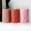 DIY Half Cylindrical Horse Head Statue Candle Silicone Mold Horse Sculpture Resin Mold Gypsum Concrete Cement Silicone Mold